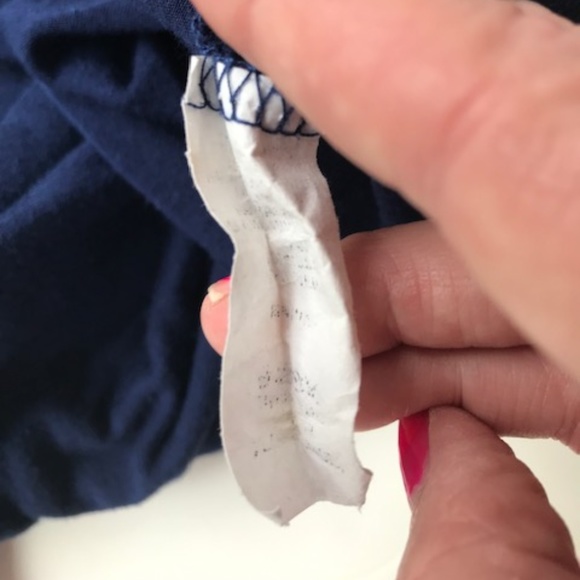 Free to Live Tunic Top One Size Retro Navy Blue - Picture 7 of 7